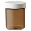 Plastobel tabletfles bruin gedopt 70ml