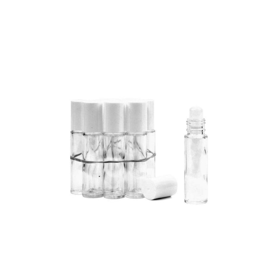 Flesje met roller glas 10ml